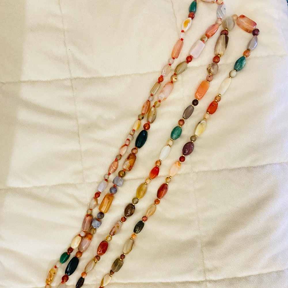 Vintage Glass Quartz/ crystals necklaces - Picture 9 of 9